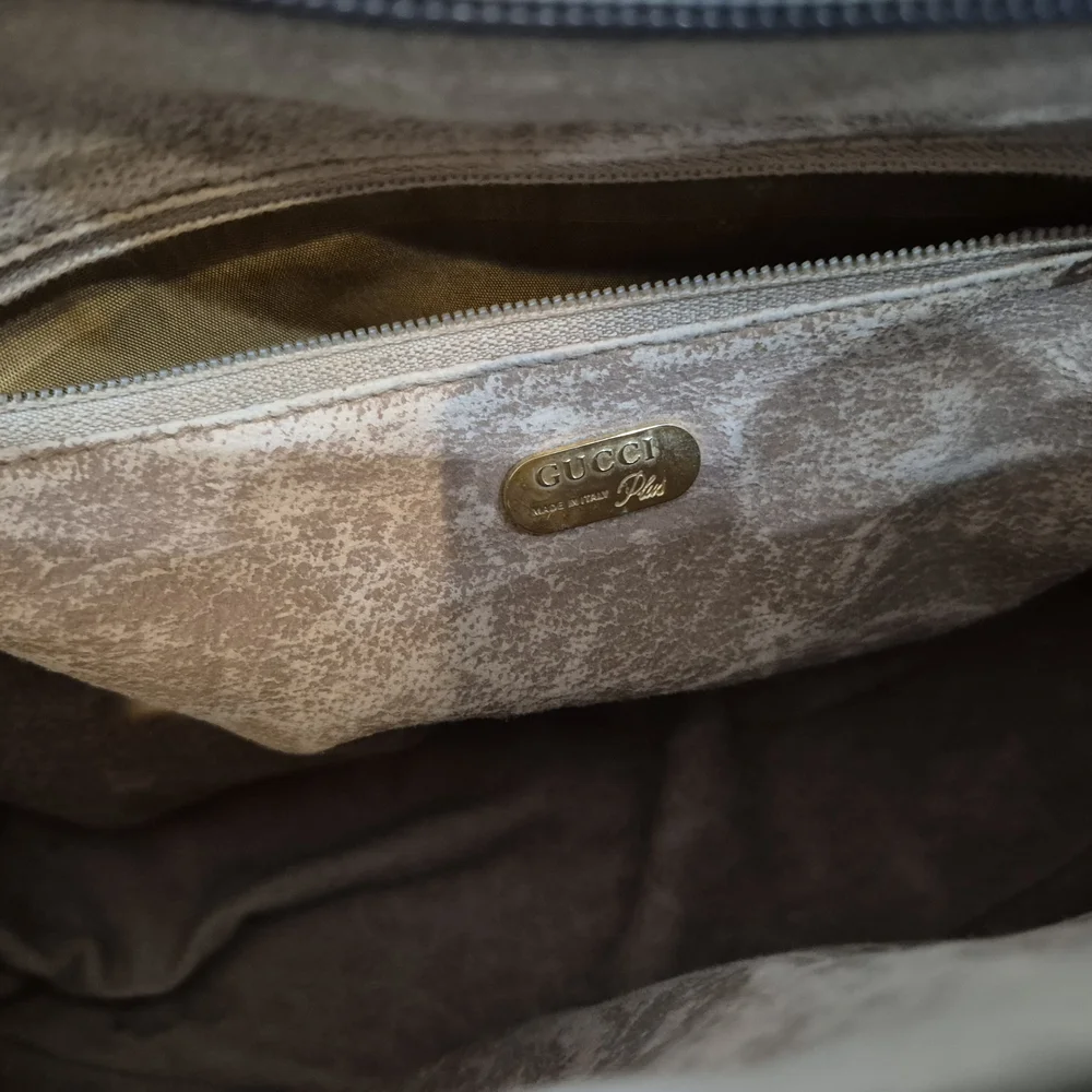 Gucci Large GG Canvas Satchel Bag